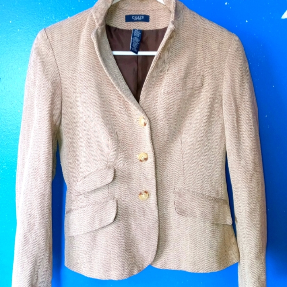Business tweed blazer